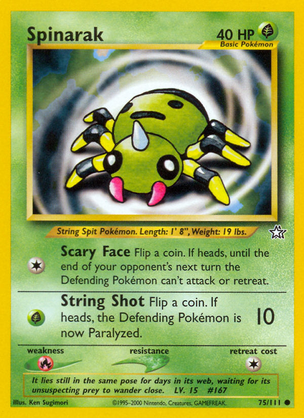 Neo Genesis Spinarak #75/111 unlimited
