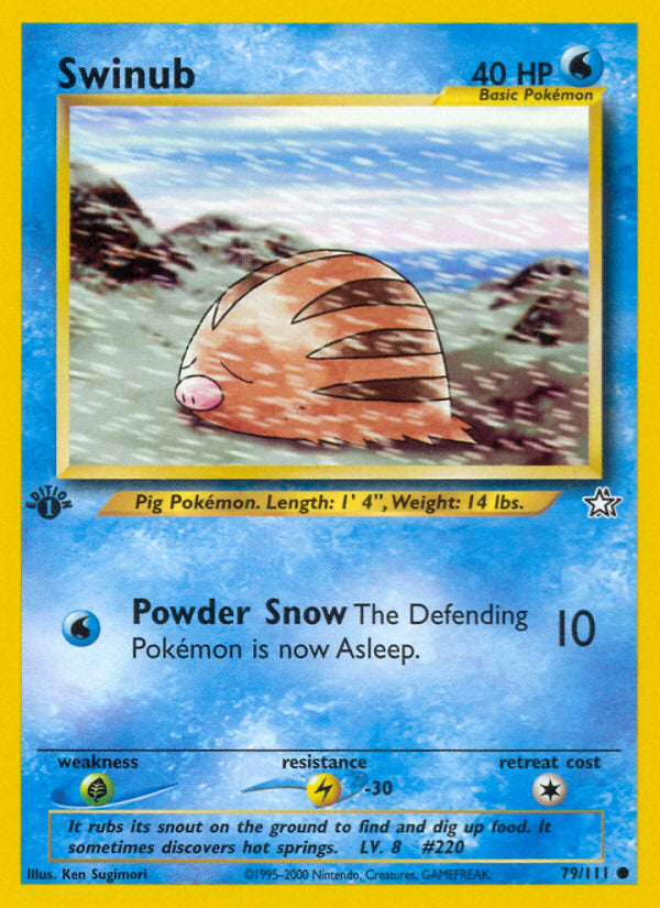 Neo Genesis Swinub #79/111 first edition