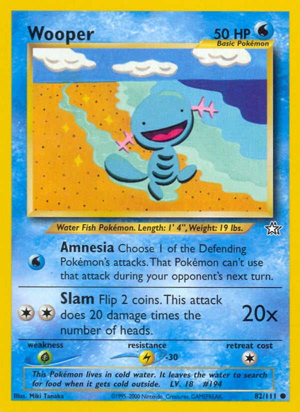 Neo Genesis Wooper #82/111 unlimited