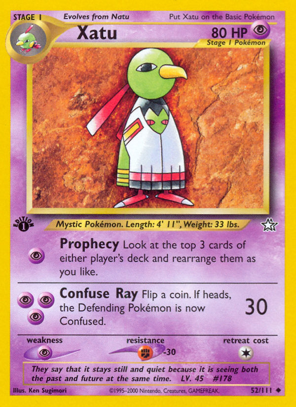 Neo Genesis Xatu #52/111 first edition