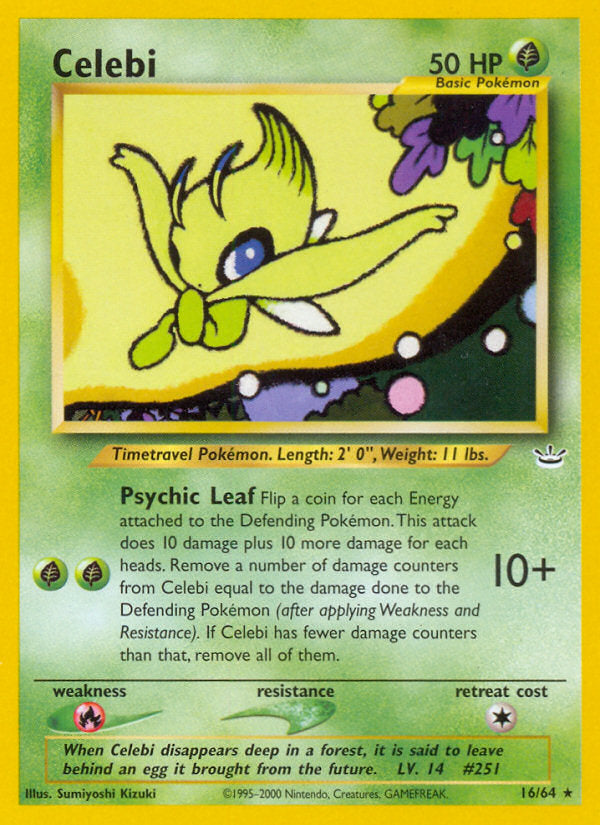 Neo Revelation Celebi #16/64 unlimited