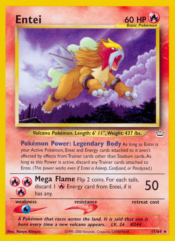 Neo Revelation Entei #17/64 unlimited