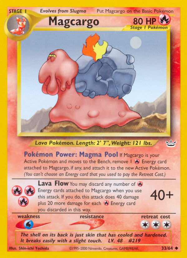 Neo Revelation Magcargo #33/64 unlimited