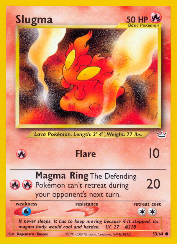Neo Revelation Slugma #53/64 unlimited