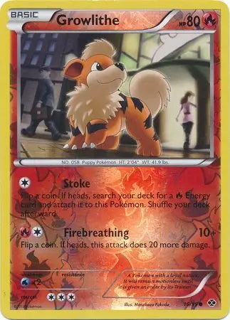 Next Destinies Growlithe #10/99 reverse holo