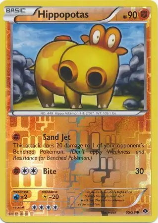 Next Destinies Hippopotas #65/99 reverse holo