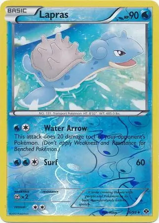 Next Destinies Lapras #26/99 reverse holo