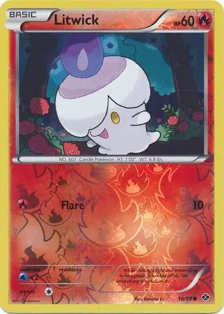 Next Destinies Litwick #18/99 reverse holo