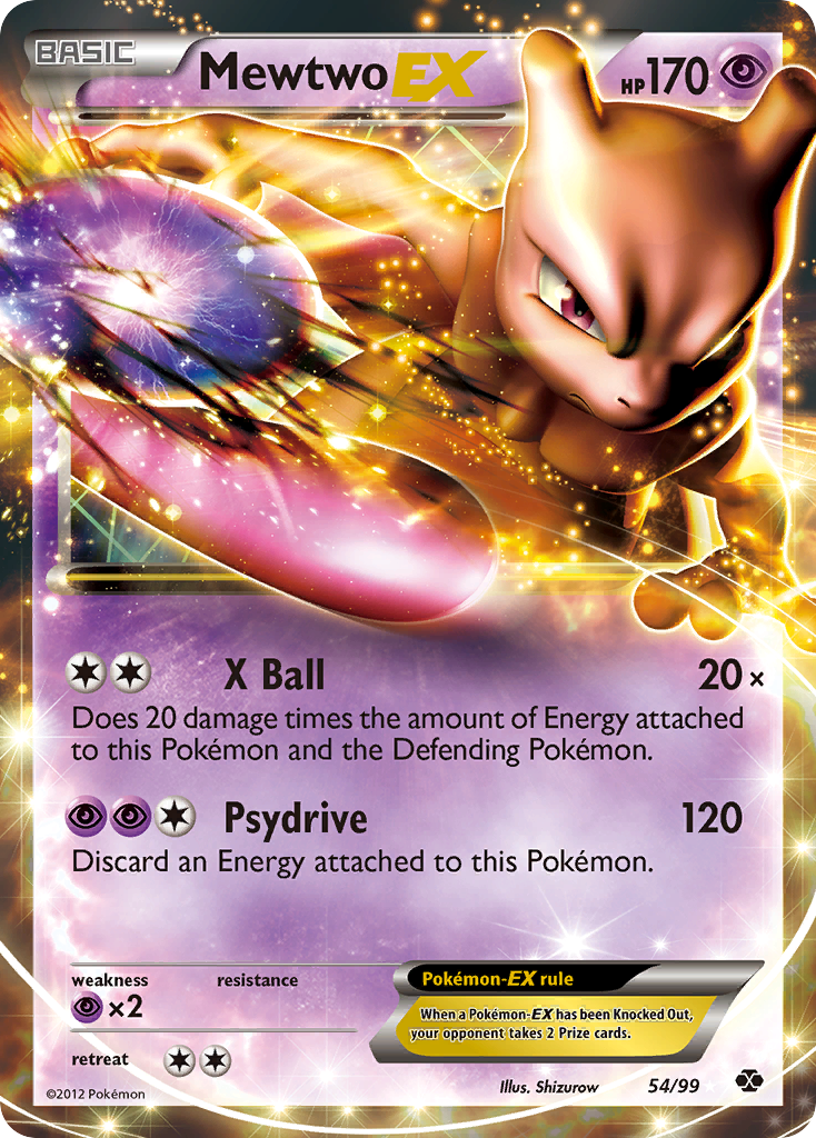 Next Destinies Mewtwo-EX #54/99