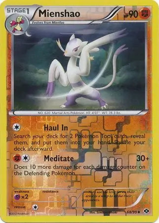 Next Destinies Mienshao #68/99 reverse holo