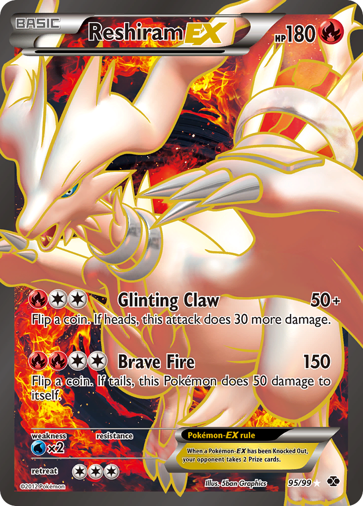 Next Destinies Reshiram-EX #95/99