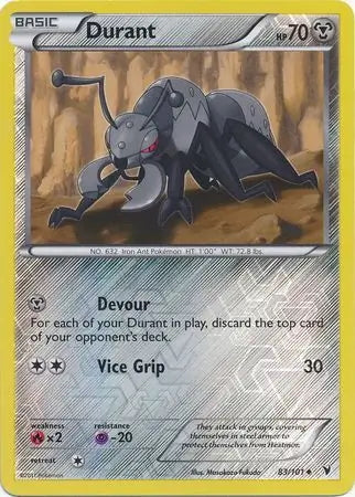 Noble Victories Durant #83/101 reverse holo