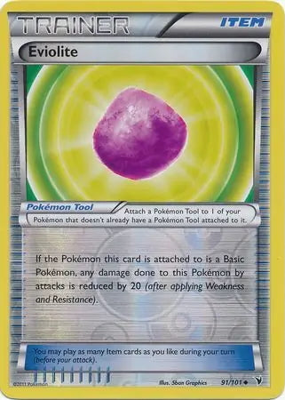 Noble Victories Eviolite #91/101 reverse holo