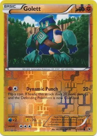 Noble Victories Golett #71/101 reverse holo