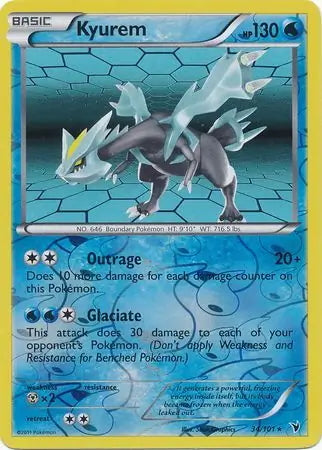 Noble Victories Kyurem #34/101 reverse holo