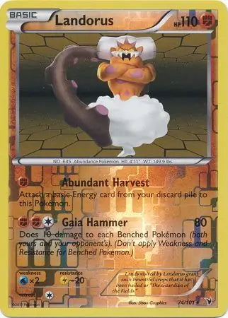 Noble Victories Landorus #74/101 reverse holo
