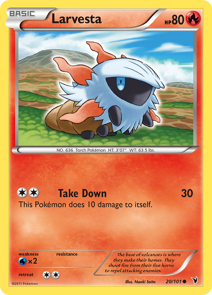 Noble Victories Larvesta #20/101