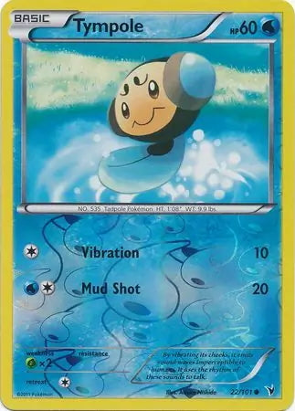 Noble Victories Tympole #22/101 reverse holo