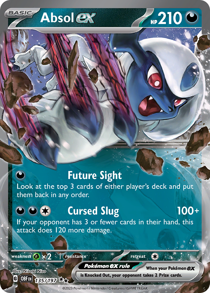 Obsidian Flames Absol EX #135/197