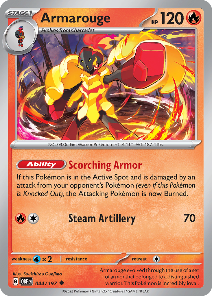 Obsidian Flames Armarouge #44/197