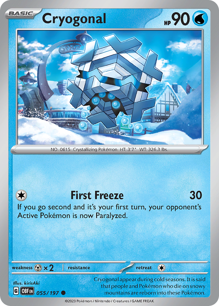 Obsidian Flames Cryogonal #55/197