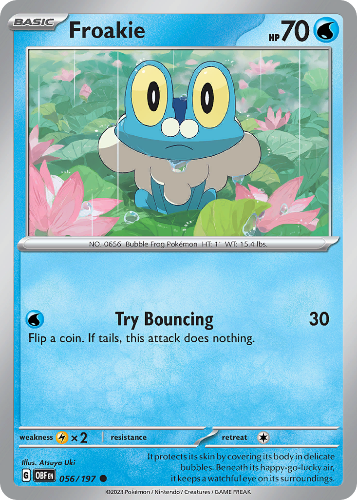 Obsidian Flames Froakie #56/197