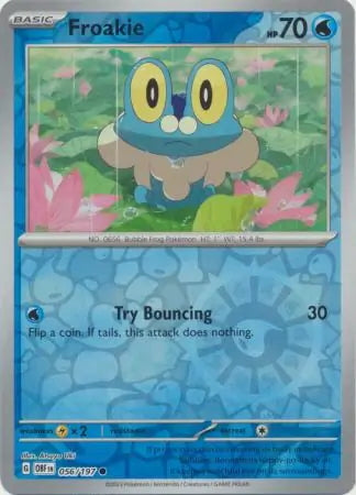 Obsidian Flames Froakie #56/197 reverse holo