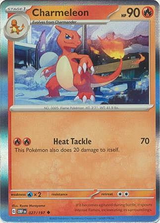 Obsidian Flames Holo Charmeleon #27/197
