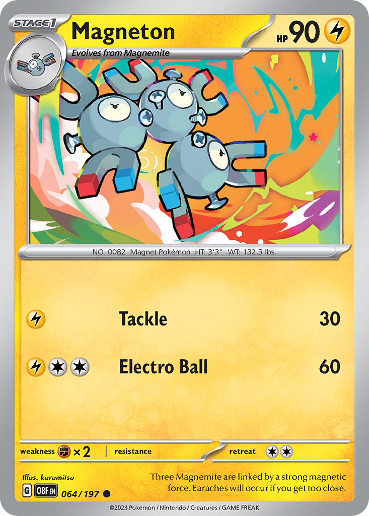 Obsidian Flames Magneton #64/197