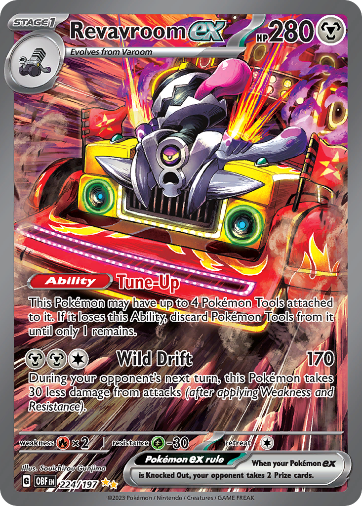 Obsidian Flames Revavroom EX #224/197