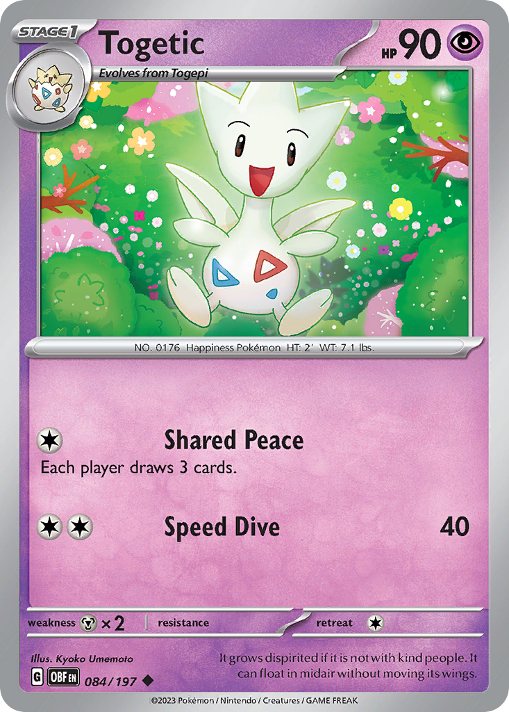 Obsidian Flames Togetic #84/197
