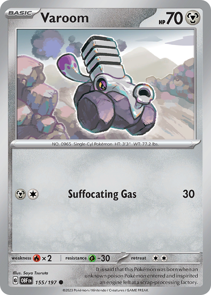 Obsidian Flames Varoom #155/197