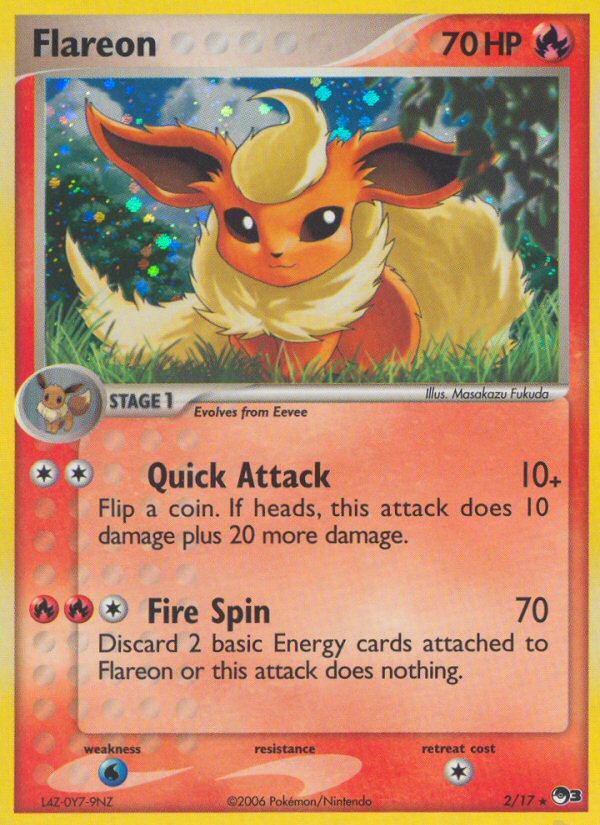 POP Series 3 Holo Flareon #2