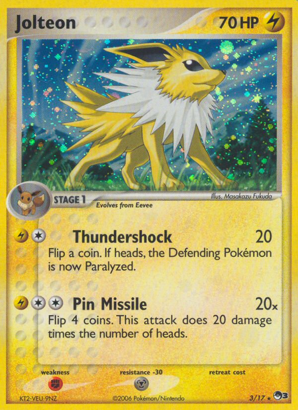 POP Series 3 Holo Jolteon #3