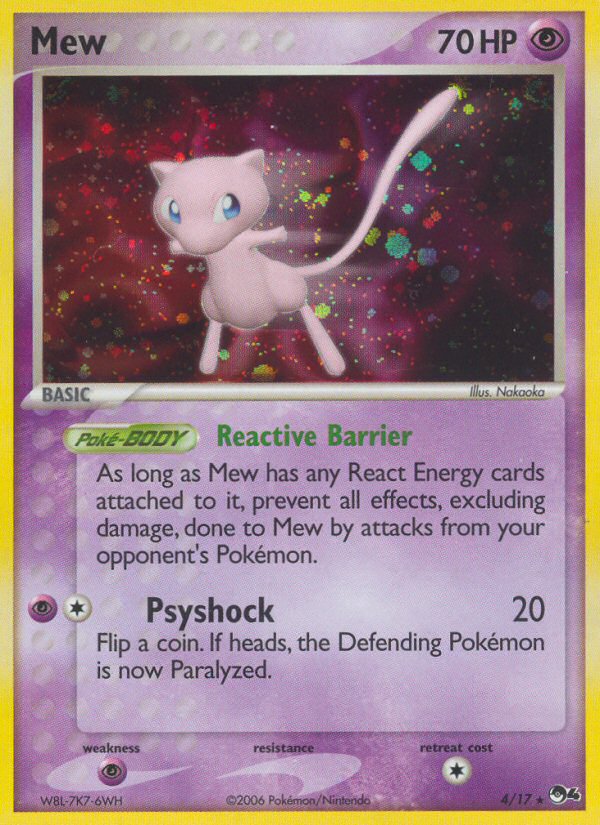 POP Series 4 Holo Mew #4