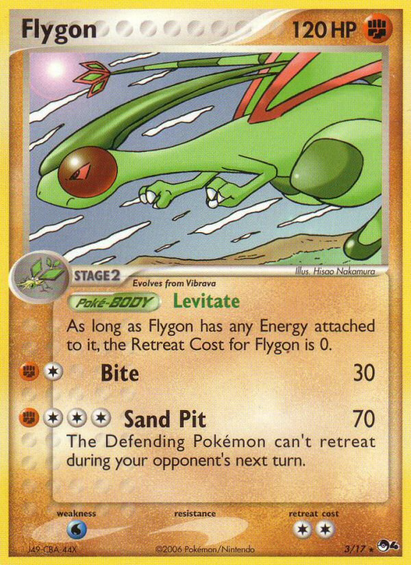 POP Series 4 Non - Holo Flygon #3