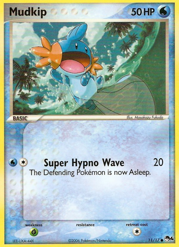 POP Series 4 Non - Holo Mudkip #11