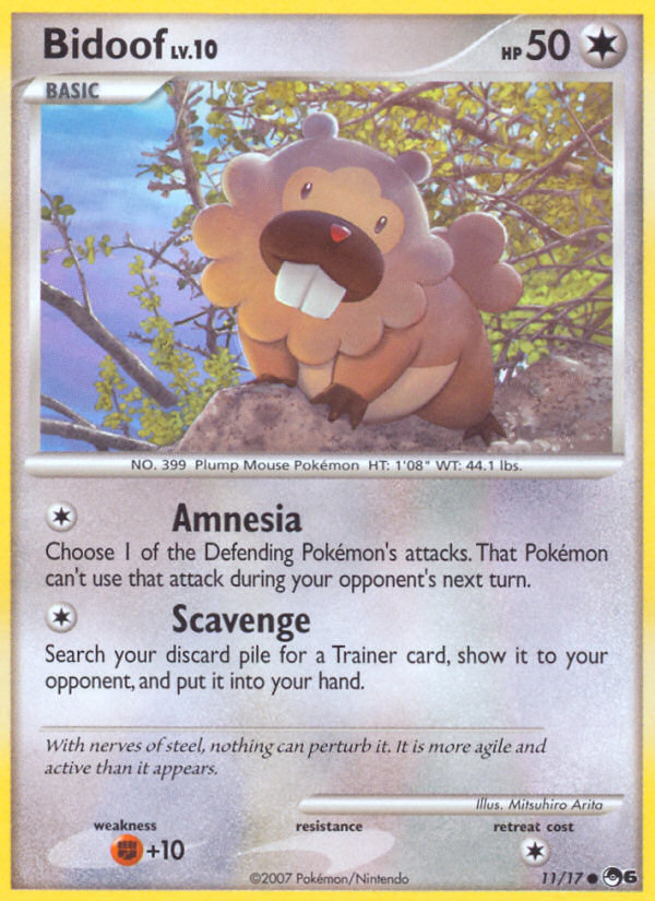 POP Series 6 Bidoof #11
