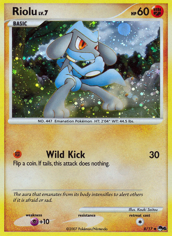 POP Series 6 Holo Riolu #8
