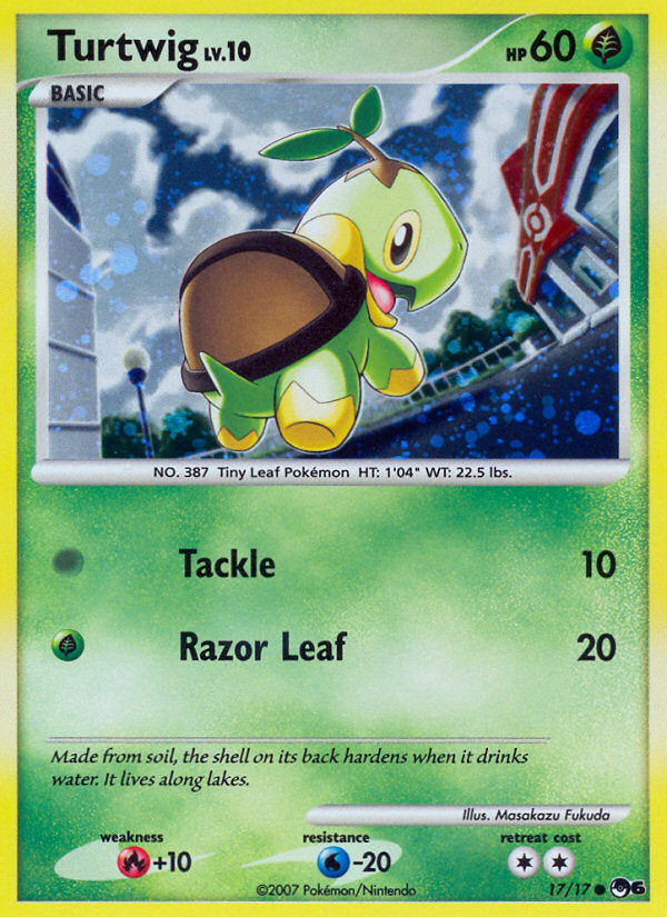POP Series 6 Holo Turtwig #17