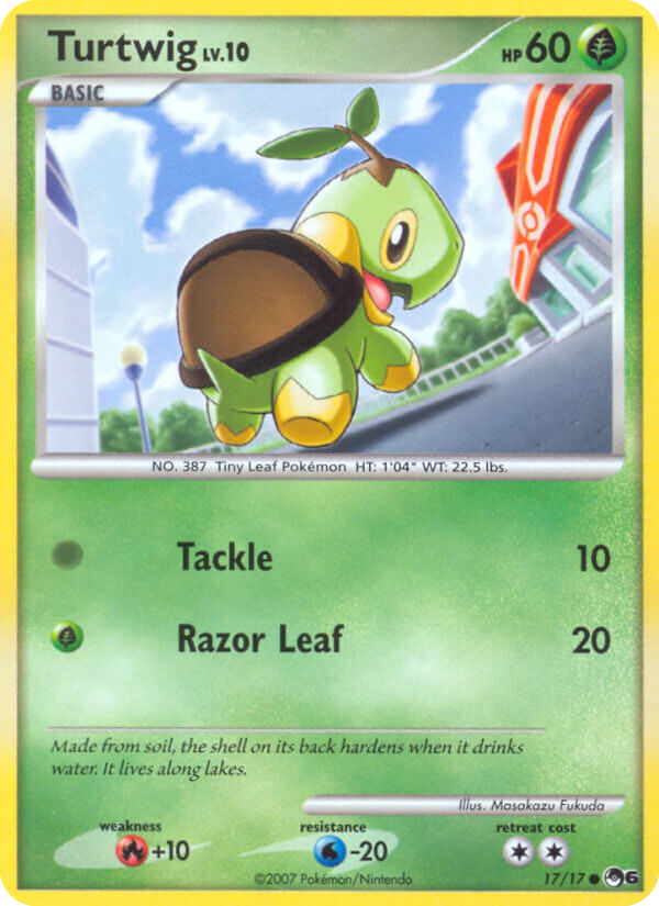 POP Series 6 Non - Holo Turtwig #17