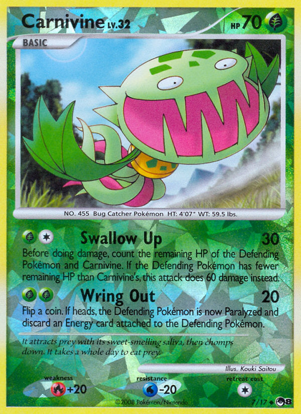 POP Series 8 Holo Carnivine #7