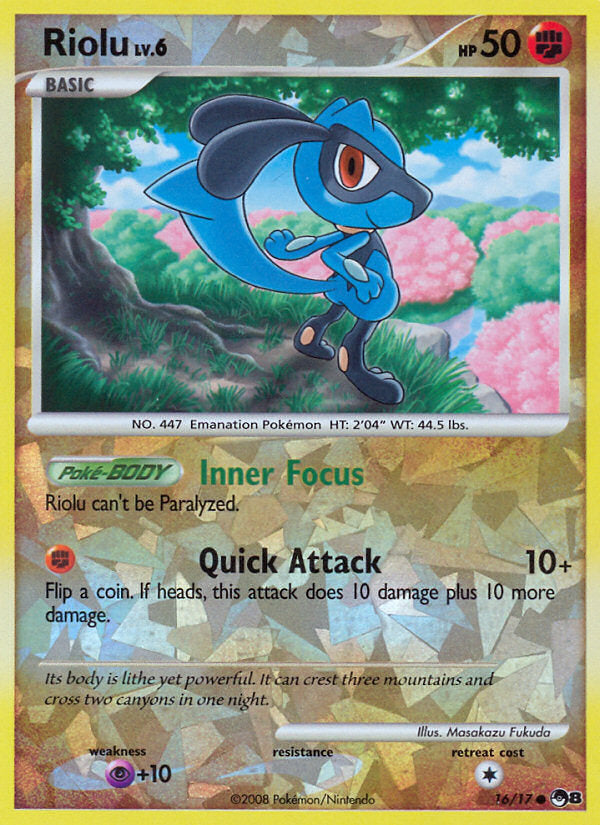 POP Series 8 Holo Riolu #16