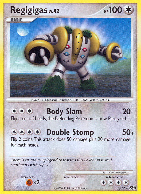 POP Series 9 Non - Holo Regigigas #4