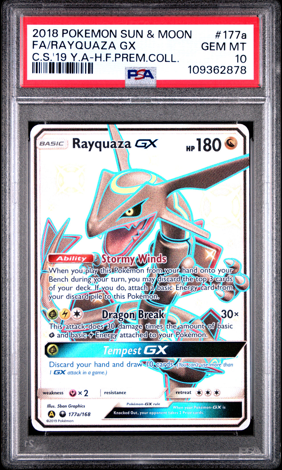 Rayquaza PSA 10
