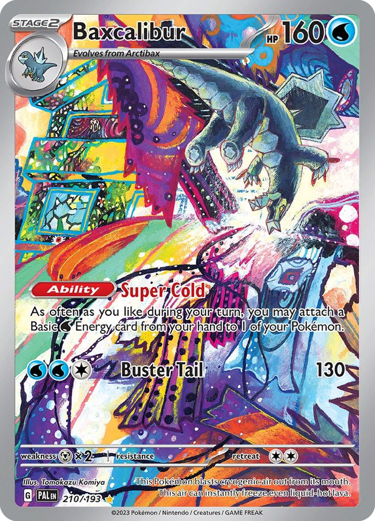 Paldea Evolved Baxcalibur #210/193