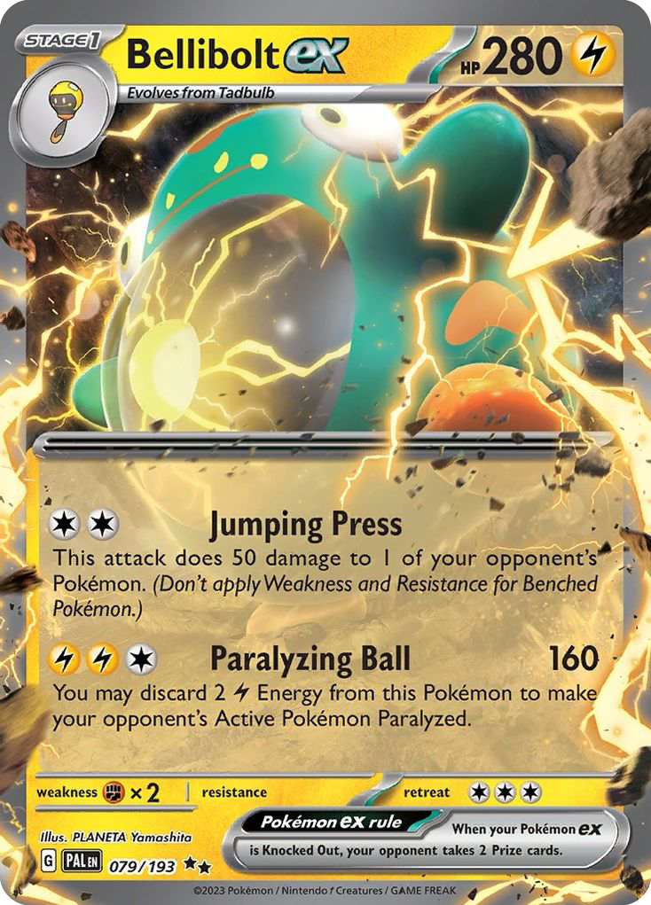 Paldea Evolved Bellibolt EX #79/193