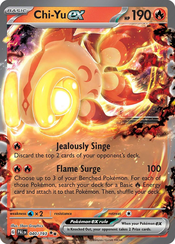 Paldea Evolved Chi-Yu EX #40/193