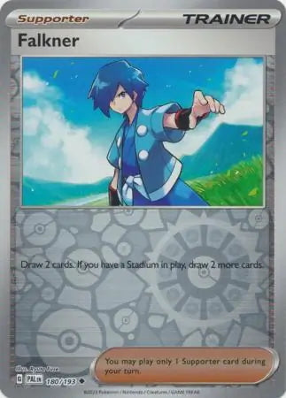 Paldea Evolved Falkner #180/193 reverse holo