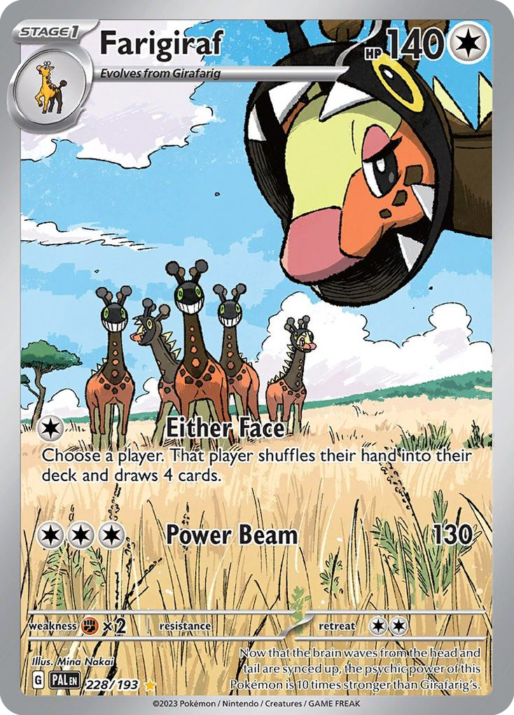 Paldea Evolved Farigiraf #228/193